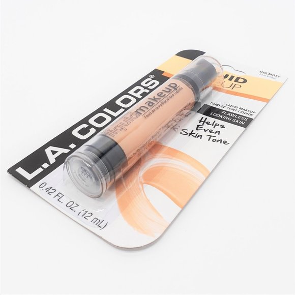 L.A. Colors Liquid Makeup True Beige PACK OF 2 - Picture 5 of 6